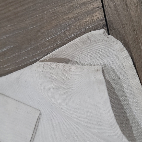 Crazy Horse By Liz Claiborne Linen Blend Button Up Blouse Size S - Picture 7 of 16